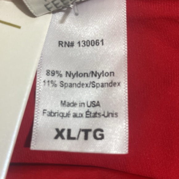 L*SPACE Women's FRENCH BOTTOM BITSY Ribbed Bikini Bottom Size XL - Picture 6 of 6